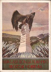 Guard at the Brenner border XIV coverage sector Postcard