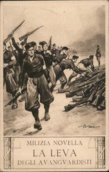 Novella militia the draft of the avant-gardists Postcard