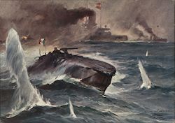 Cortellazzo action November 16, 1917 Ministry of the Navy Postcard