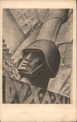 Bust of the Duce, Propoganda Italy World War II Postcard Postcard Postcard