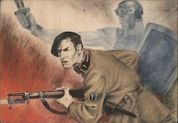 Volunteer Devision "Fiamme Nere" Postcard