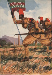 6th group of Eirtrei Battalions XXIV Battalion Postcard