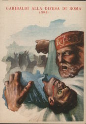 Garibaldi in defense of Rome Postcard