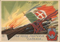 146th Infantry Regiment "Catania" Postcard