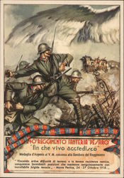 240th Infantry Regiment "Pesaro" Postcard