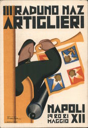 3rd National Artillery Meeting Postcard