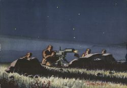 IV Battalion of machine gunners CC. NN. East Africa Postcard