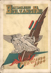 Regiment-school of Bassano del Grappa, Battalion of the Alpini of Bolzano Postcard