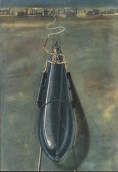 Steel Factories Working On Bombs Postcard