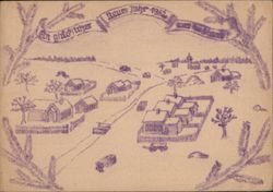 Happy New Year, 1942, from the "Foreign Lands" Feldpost Postcard
