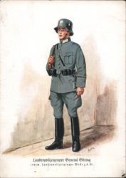State Police General Goering, Uniform Postcard