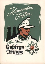Meeting of Comrades of the Mountain Division, Munich Postcard
