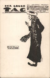 Der Lange Tag Anti-Sematic Propaganda Postcard