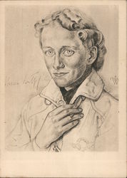 Female Pilot, Hanna Reitsch, Iron Cross Postcard