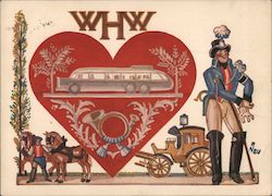 Homefront Propaganda, 1936, Winter Assistance Works, Carriage w Horses Nazi Germany Postcard Postcard Postcard