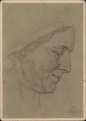 Racial Purity Propaganda, "German Blood Nobility in the Whole World",  Woman from Wuerttemberg Postcard