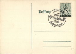 Postmark - Meeting of the Hitler Armed Police, Munich 1940 Postcard