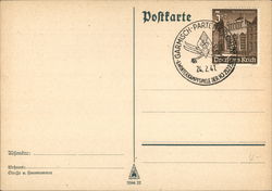 Postmark - 6th Winter Sports Competiton of the Hitler Youth, Garmisch-Partenkirchen, Bavaria Postcard