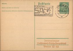 postal district Berlin N 4 commemorative postmark "SA-Reichswettkämpfe 15.-17. Juli 1938" Postcard