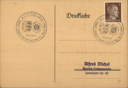 commemorative cancel "Kraft durch Freude Woche 22.-30.11.1941" Nazi Germany Postcard Postcard Postcard