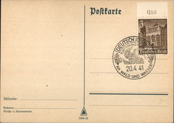 commemorative cancel "KdF-Sammlergruppe An Wald und Wasser" Postcard