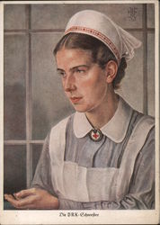 German Red Cross, Nurse in Uniform Postcard