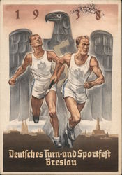 German Athletics and Sport Festival, Breslau, Wroclaw 1938 Postcard