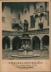 Monument to Copernicus, 400th Anniversary of Death 1943, Jagellonian university Krakow, Poland Eastern Europe Postcard Postcard Postcard