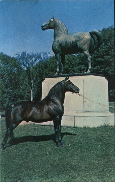 Horse and Statue Weybridge Vermont
