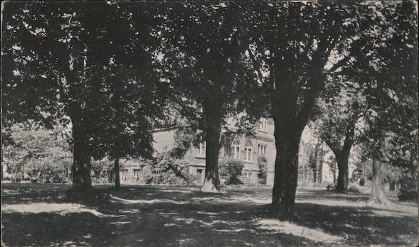 Through the Maples to the B.T. Roberts Memorial Hall North Chili New York