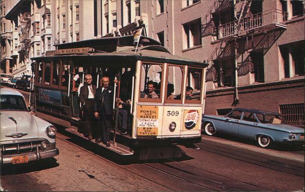World Famous Cable Cars San Francisco California
