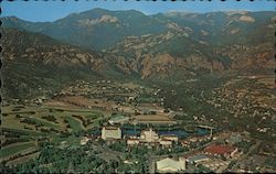 Air View of the Famous Broadmoor Hotel Postcard