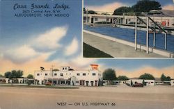 Casa Grande Lodge Albuquerque, NM Postcard Postcard Postcard