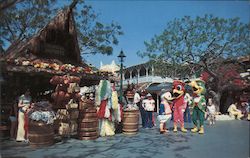 The Three Caballeros in Adventureland Postcard