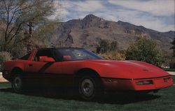 1986 Corvette Casa Car Show '92 Postcard