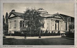 Public Library Anderson, IN Postcard Postcard Postcard