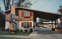 Swiss Chalet Motel Bath, NY Postcard Postcard Postcard