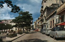 Old San Francisco Street San Juan, Puerto Rico Postcard Postcard Postcard