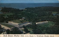 Bob Bean Motor Inn Wickford, RI Postcard Postcard Postcard