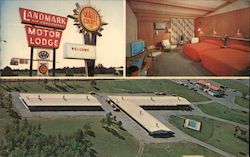 Landmark Motor Lodge Glens Falls, NY Postcard Postcard Postcard