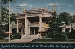 Hotel Queen Anne New Bern, NC Postcard Postcard Postcard