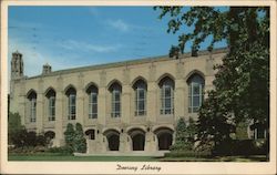 Deering Library, Northwestern University Postcard