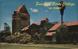 La Torre - San Jose State College Postcard