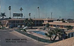 Palm Garden Motel Postcard