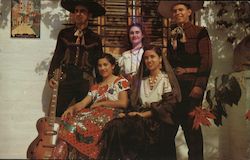 Traditional Mexican Costumes Texas Postcard Postcard Postcard