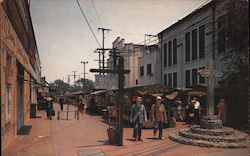 Olvera Street - A Bit of Old Mexico Postcard