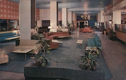 Lobby - Alexandria Hotel Postcard