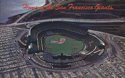 Aerial View of Candlestick Park Postcard