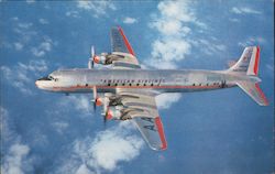 American Airlines DC-7 Aircraft Postcard Postcard Postcard