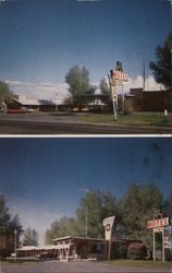 Hillcrest DX Motel Postcard